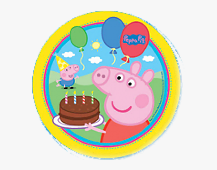 Pigs Clipart Cake - Peppa Pig Cake Print, HD Png Download, Free Download