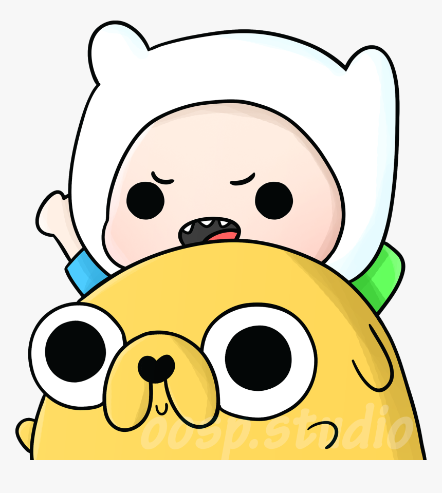Jake And Finn Peeking - Cartoon, HD Png Download, Free Download
