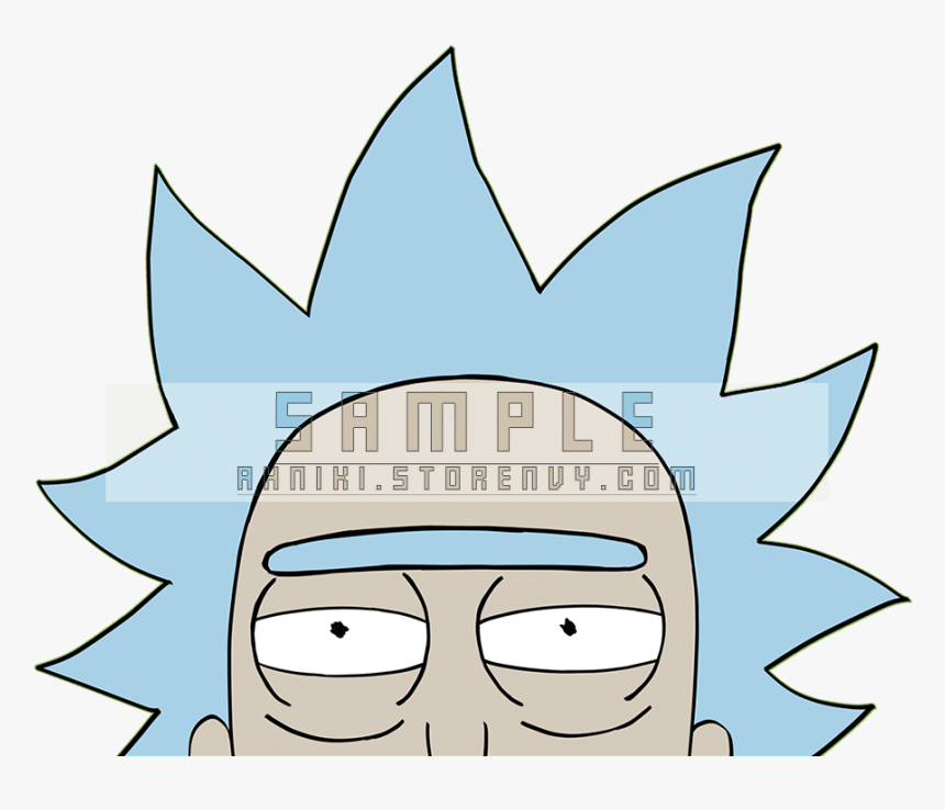 Transparent Rick Face Png - Cartoon, Png Download, Free Download