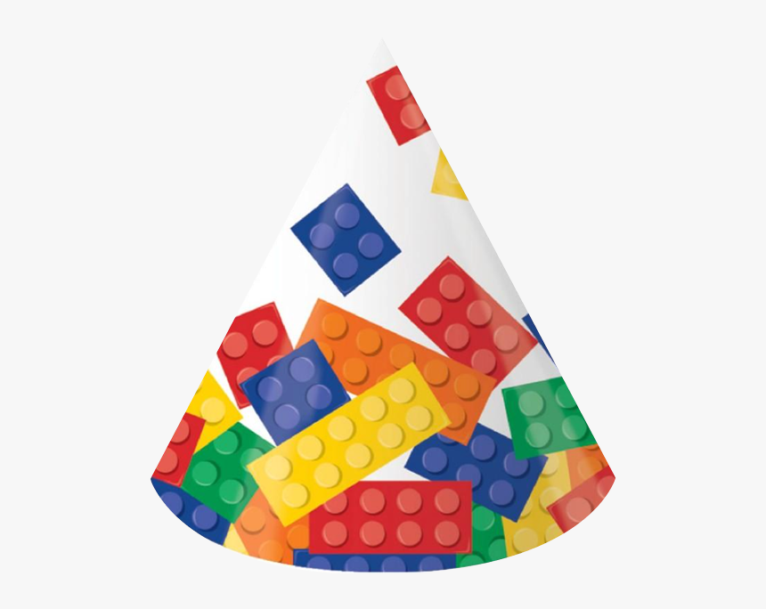 Block Lego Party Hats - Lego Party Hat, HD Png Download, Free Download
