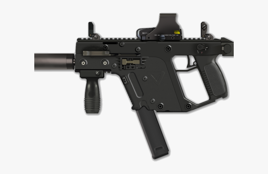 Machine Gun Clipart Vector - Kriss Vector Submachine Gun 45 Acp, HD Png Download, Free Download