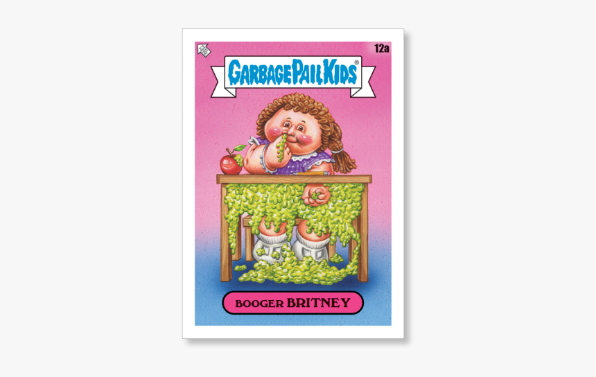 Booger Britney 2020 Gpk Series 1 Base Poster - Garbage Pail Kids Late To School, HD Png Download, Free Download