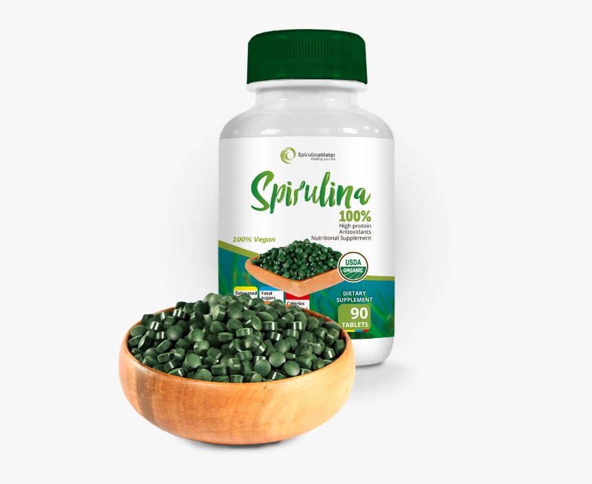 Spirulina Mater 100% - Best Spirulina Tablets, HD Png Download, Free Download