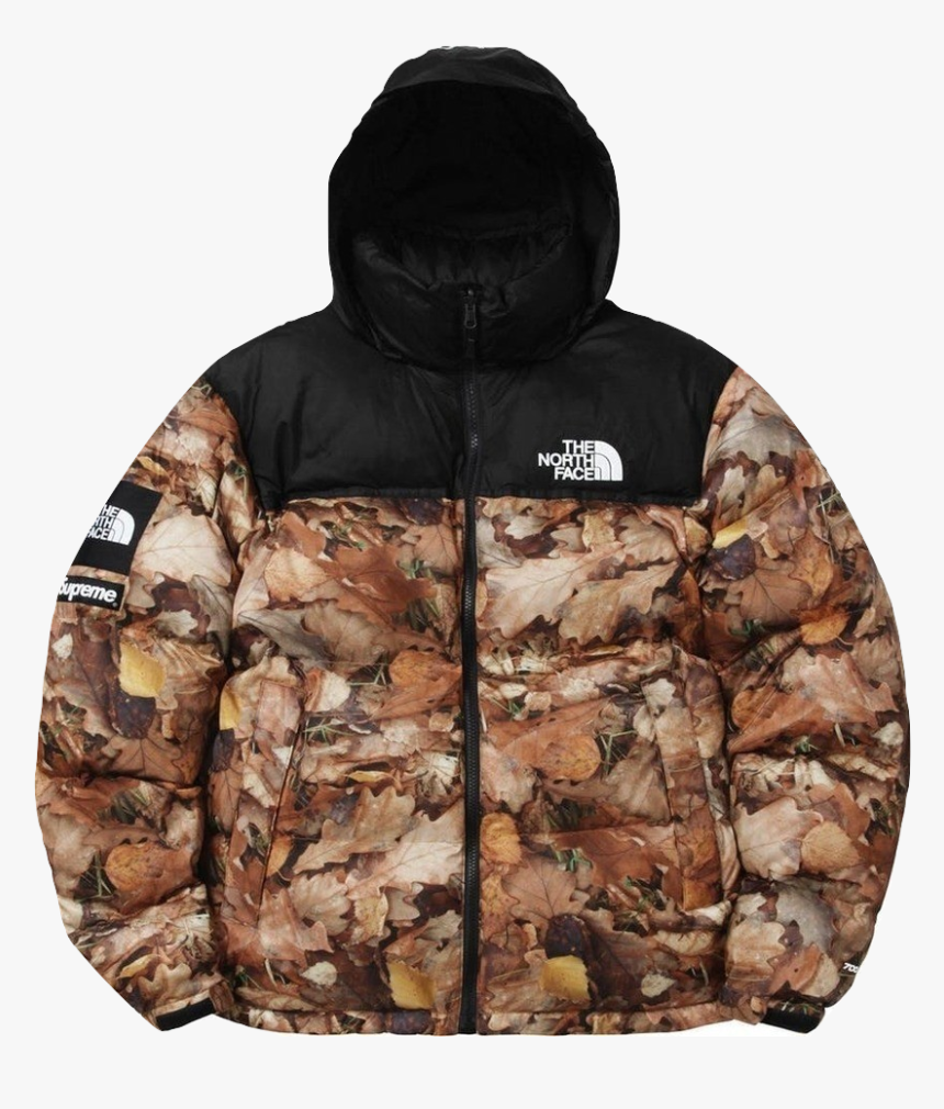 Transparent North Face Png - Supreme X Tnf Leaves, Png Download, Free Download