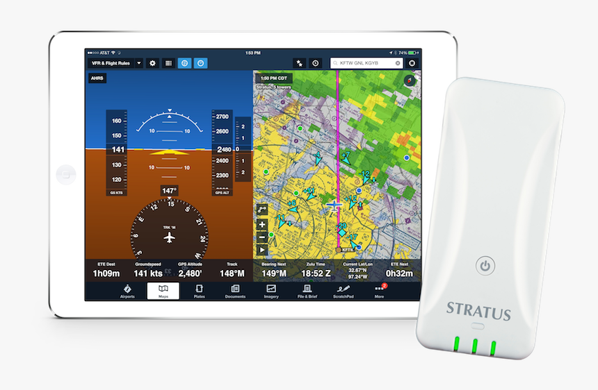 Custom Cables Group Aviation Weather Ads-b Traffic - Tablet Computer, HD Png Download, Free Download