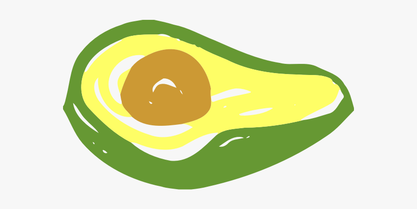 Sketched Avocado, HD Png Download, Free Download