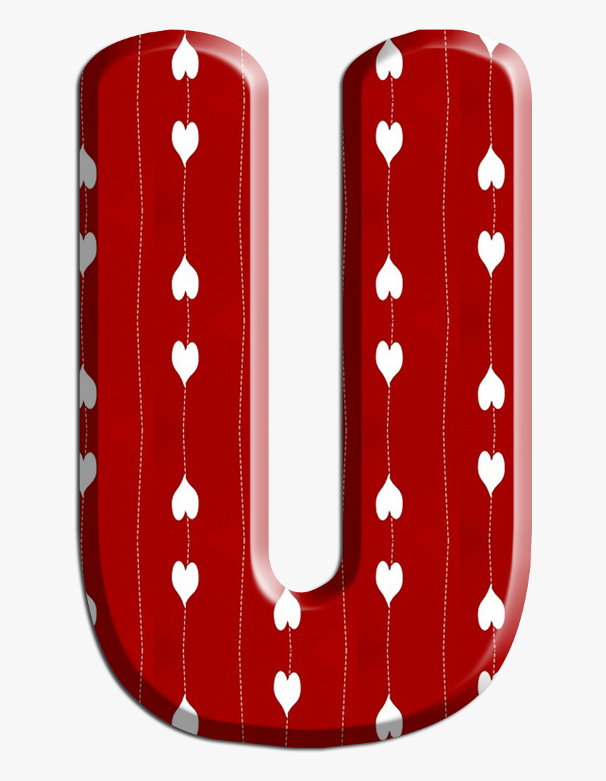 Letra U Com Coração Estampado - Mobile Phone Case, HD Png Download, Free Download