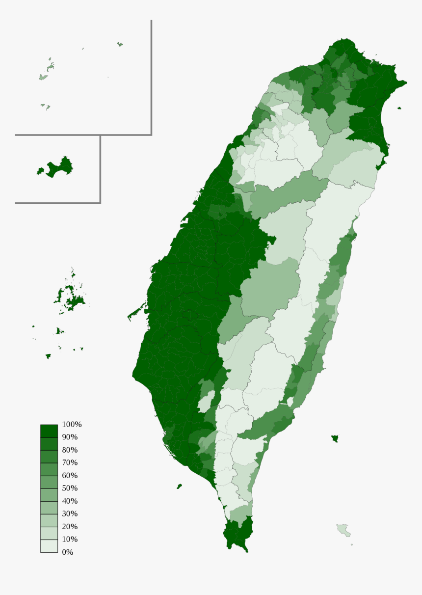 Taiwanese Hokkien Wikipedia - Capital Of Taiwan Map, HD Png Download, Free Download