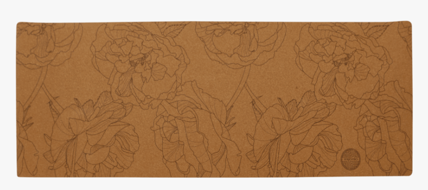 Peony Cork Yoga Mat - Placemat, HD Png Download, Free Download