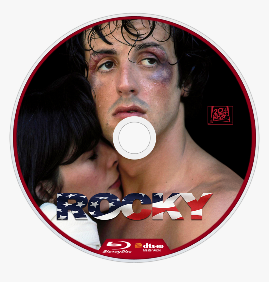 Rocky Bluray Disc Image - Rocky 1976, HD Png Download, Free Download
