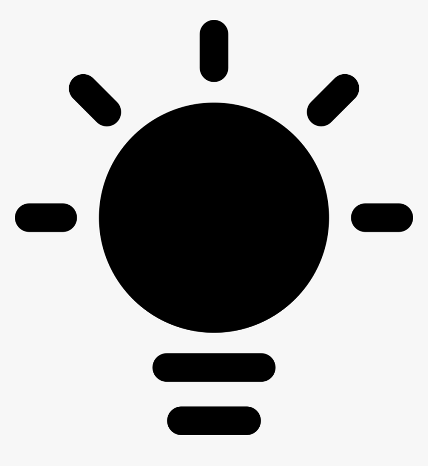 Intelligent Library - Black Sun Icon, HD Png Download, Free Download