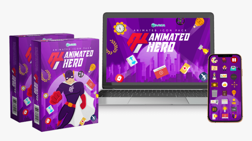 Animated Hero - Video, HD Png Download, Free Download