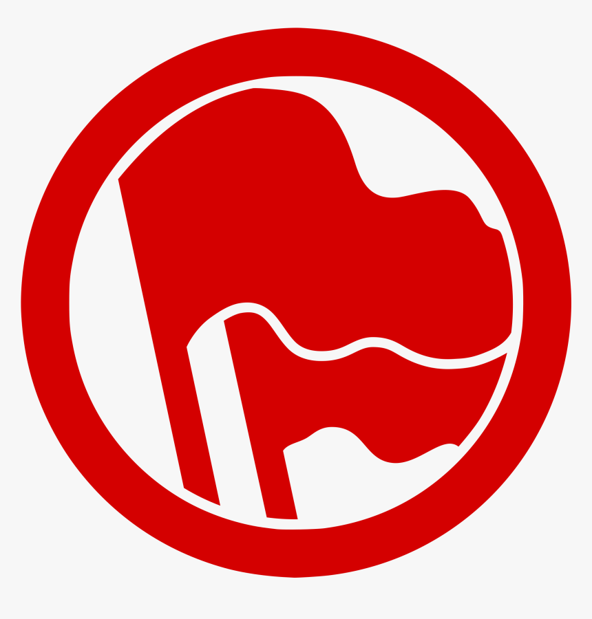 Antifascist Red Action Clip Arts - Anti Fascist Flag Logo, HD Png Download, Free Download