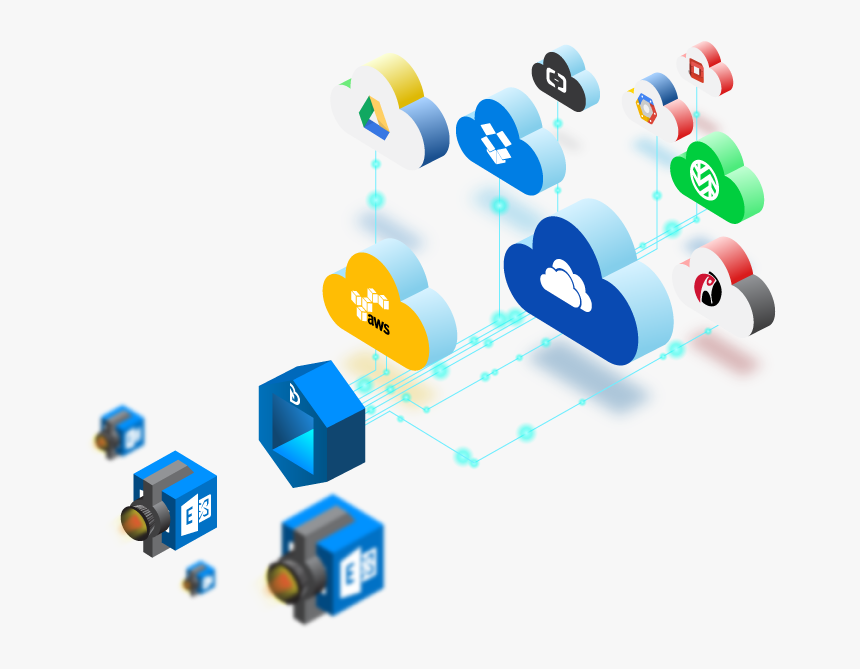 Microsoft Exchange Server Full Database / Brick-level - Cloud Database Backup Logo, HD Png Download, Free Download