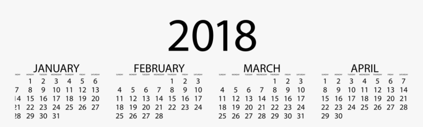 Free Printable 1 Page Calendar 2019 , Png Download - 2012 Calendar, Transparent Png, Free Download