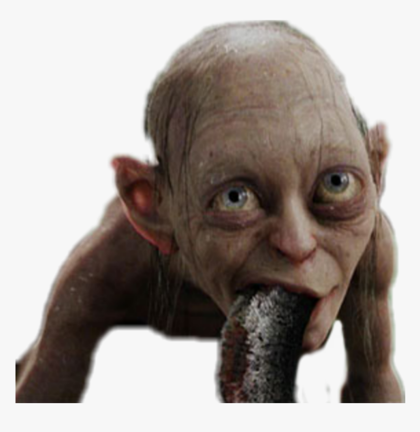 Sticker Other Gollum Smeagol Poisson Lotr Lsda Seigneur - Gollum Fish, HD Png Download, Free Download