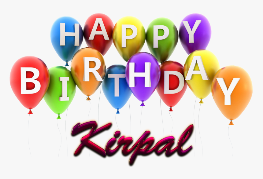 Kirpal Happy Birthday Balloons Name Png - Happy Birthday Jessica Gif, Transparent Png, Free Download