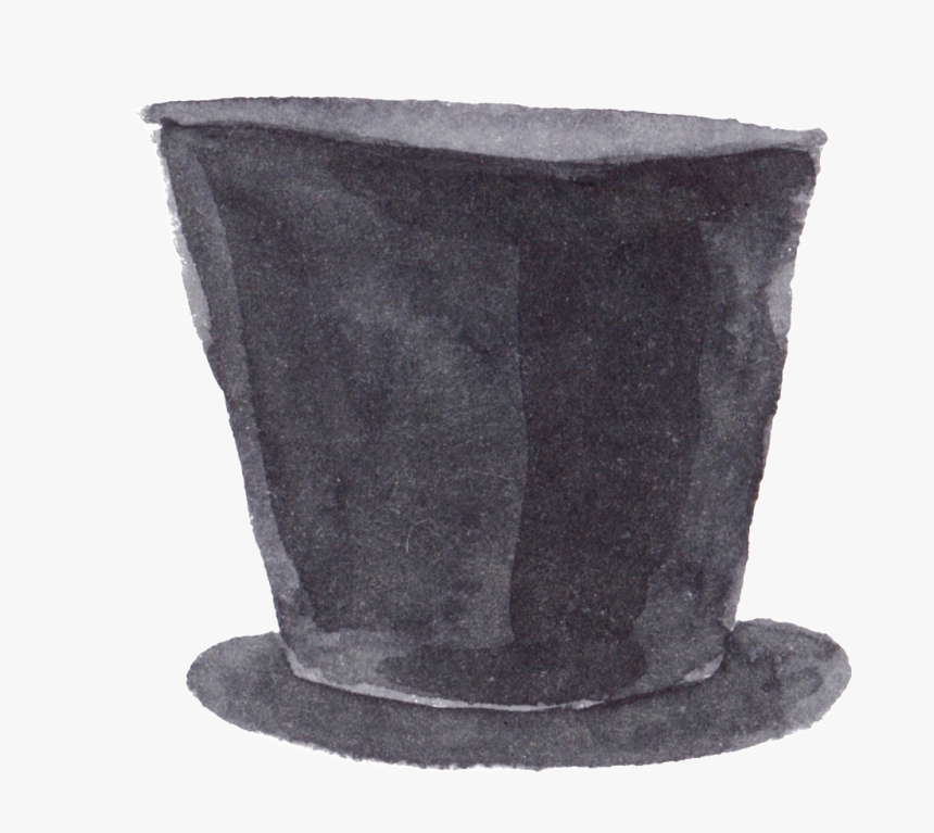 Gentleman Hat Watercolor Transparent - Watercolor Hat Transparent, HD Png Download, Free Download