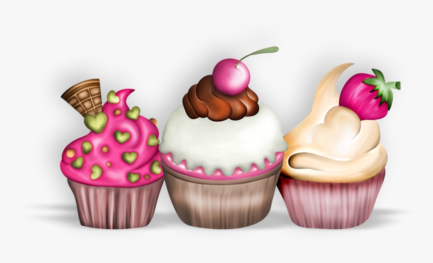 Vintage Cupcake Png - Cupcakes Clipart, Transparent Png, Free Download