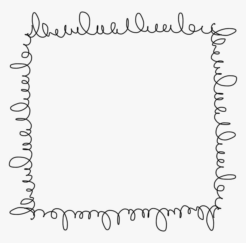 Cute Doodle Frame Png - Cute Frame Clipart, Transparent Png, Free Download