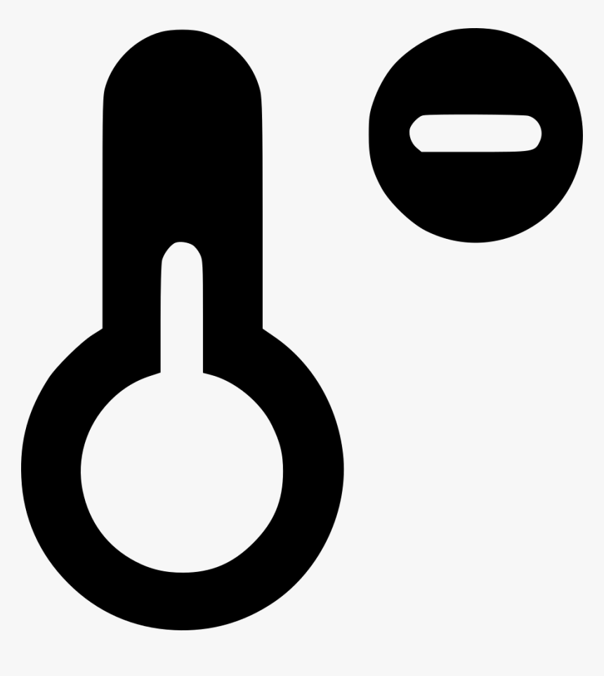 Thermometer Minus - Circle, HD Png Download, Free Download