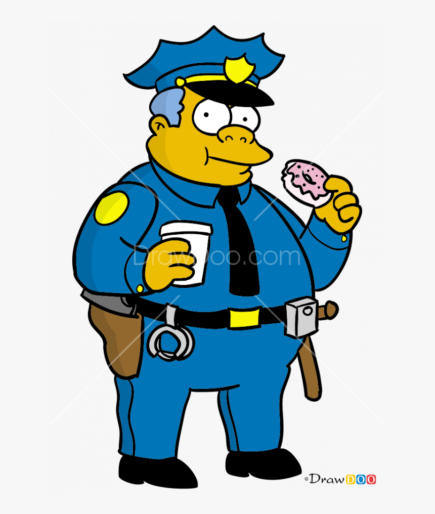 665 X 936 - Chief Wiggum, HD Png Download, Free Download