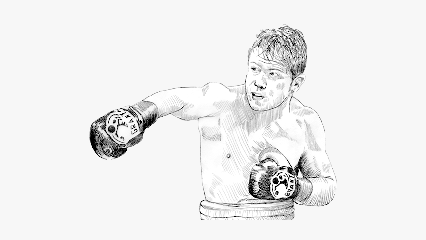 Ilustración A Lápiz - Dibujos Del Canelo Alvarez, HD Png Download, Free Download