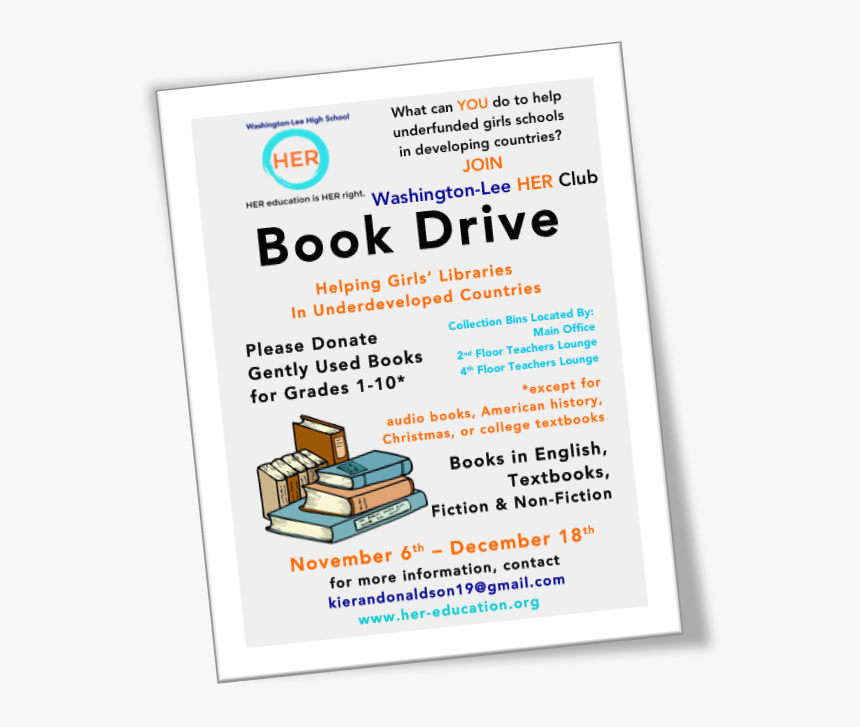 Book Drive Picture, HD Png Download, Free Download