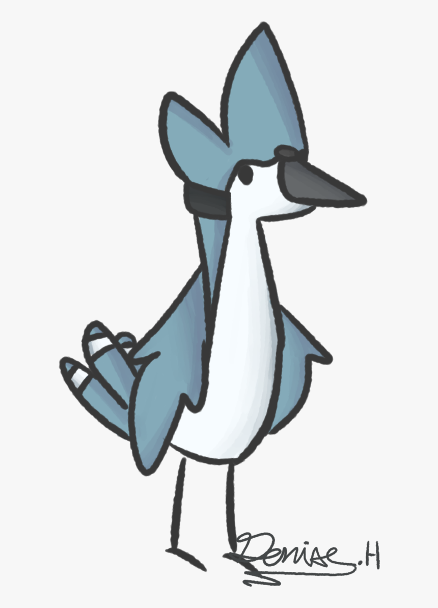 Show Drawing Mordecai - Cartoon, HD Png Download, Free Download