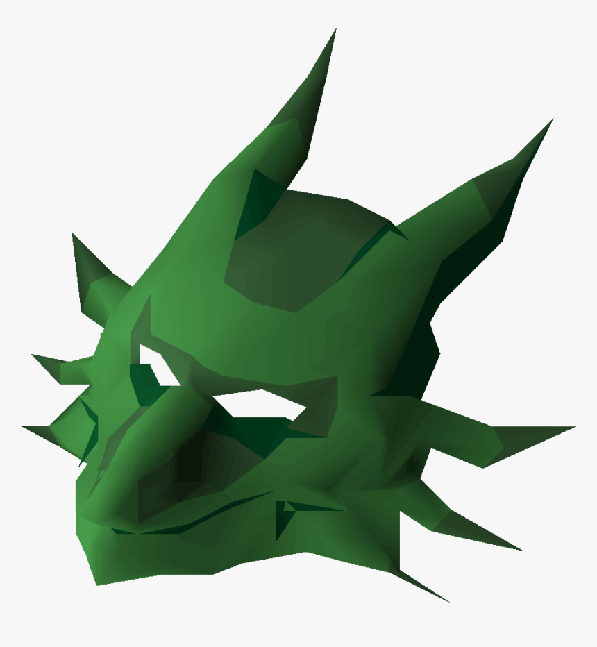 Old School Runescape Wiki - Ro Ghoul Black Dragon Mask, HD Png Download, Free Download