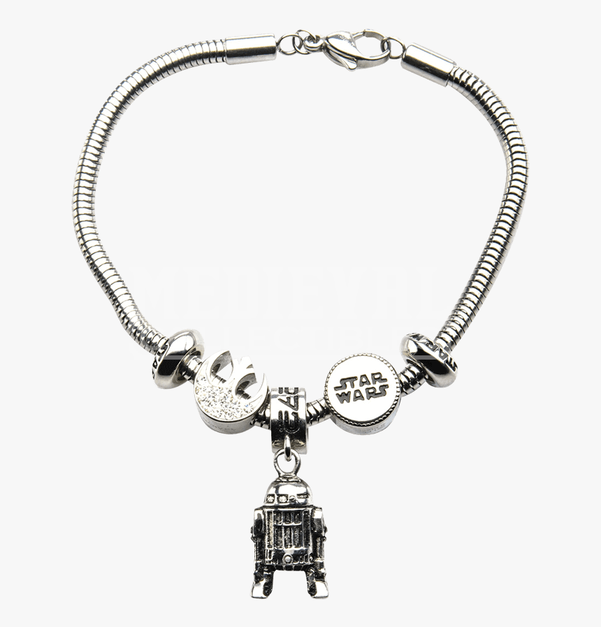 Star Wars R2d2 Rebel Alliance Logo Charm Bracelet - Necklace, HD Png Download, Free Download