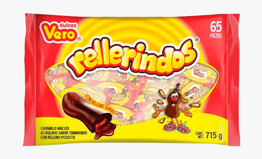Vero Rellerindos Tamarindo 24/65pzas - Rellerindos Candy, HD Png Download -...