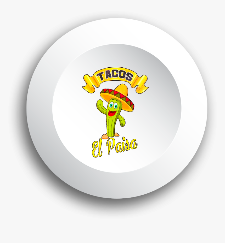Boton Tacos El Paisa - Cartoon, HD Png Download, Free Download