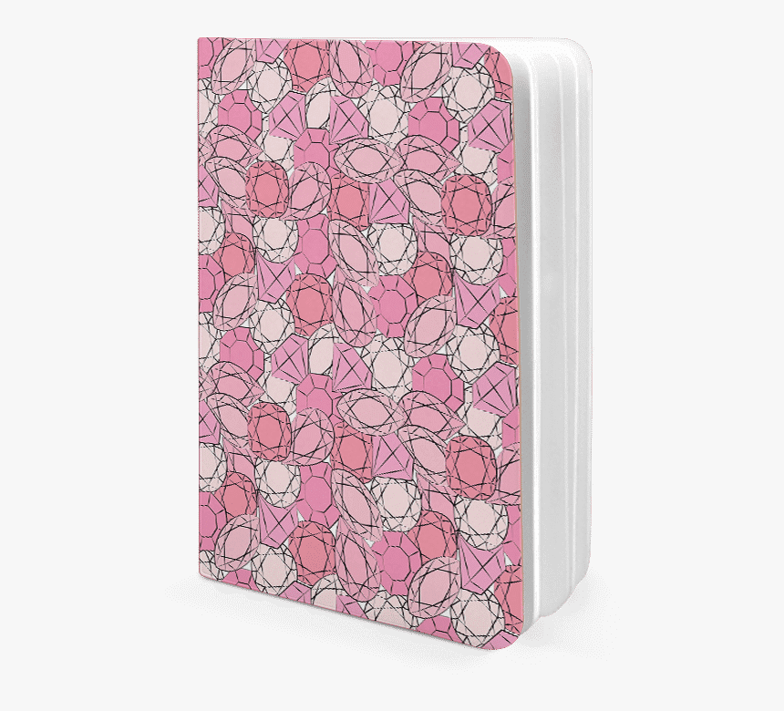 Dailyobjects Pink Diamonds A6 Notebook Plain Buy Online - Mobile Phone Case, HD Png Download, Free Download