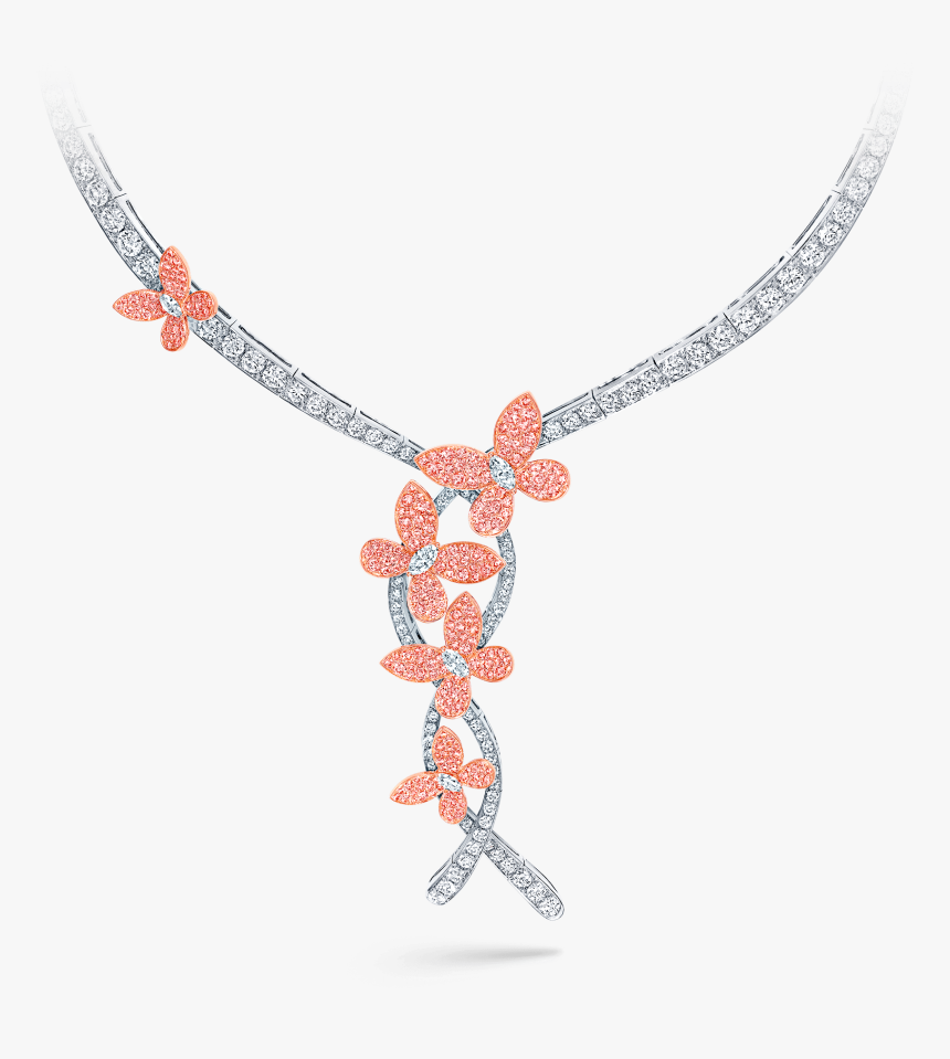 Graff Diamond Necklace Pink, HD Png Download, Free Download