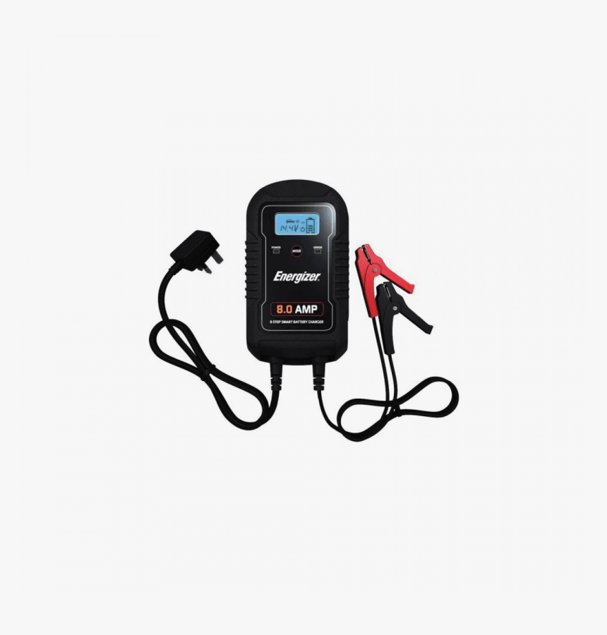 Energizer 12v 9 Step Smart Car Battery Charger - Battery Charger, HD Png Download, Free Download