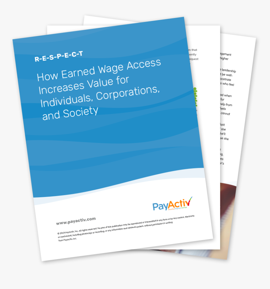 How Earned Wage Access Increases Value For Individuals, - Brochure, HD Png Download, Free Download