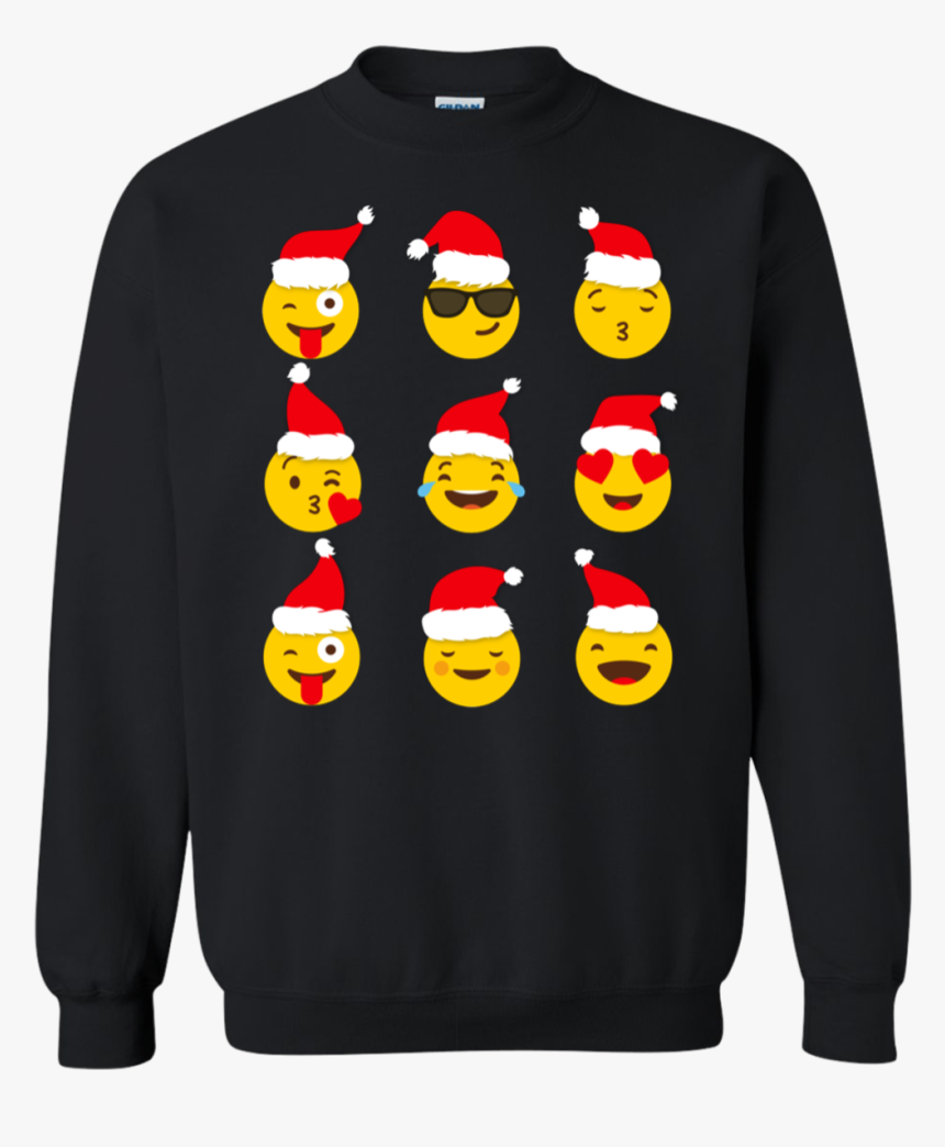 Christmas Santa Emojis Shirt Sweatshirt - Cheistmas Star Wars Transparent Png, Png Download, Free Download