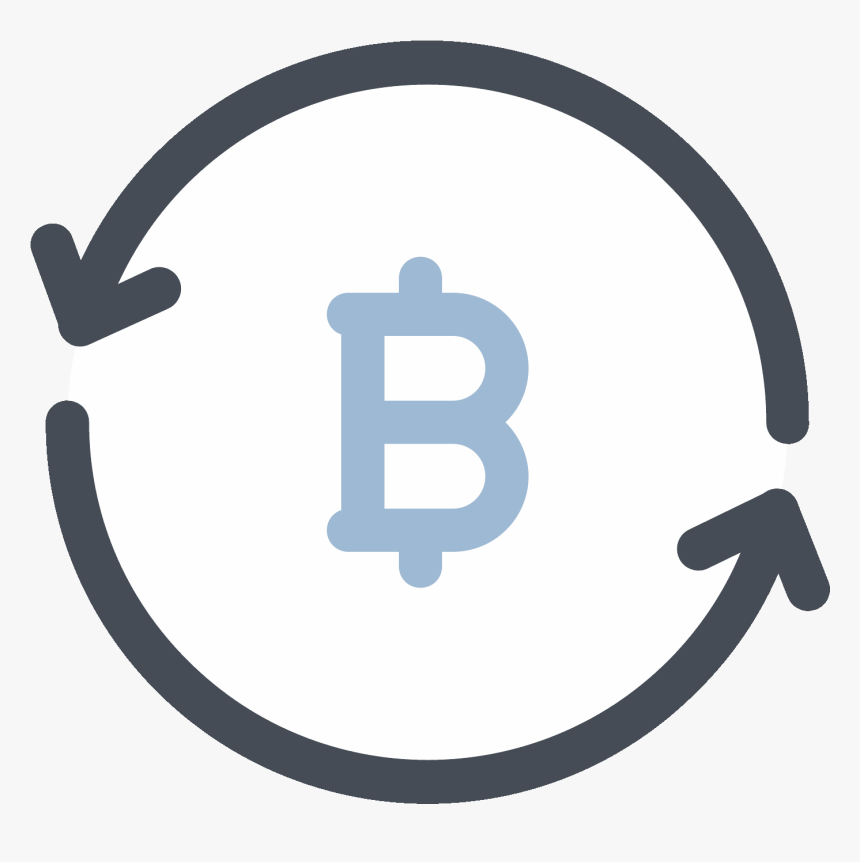 Exchange Bitcoin Icon - Circle, HD Png Download, Free Download