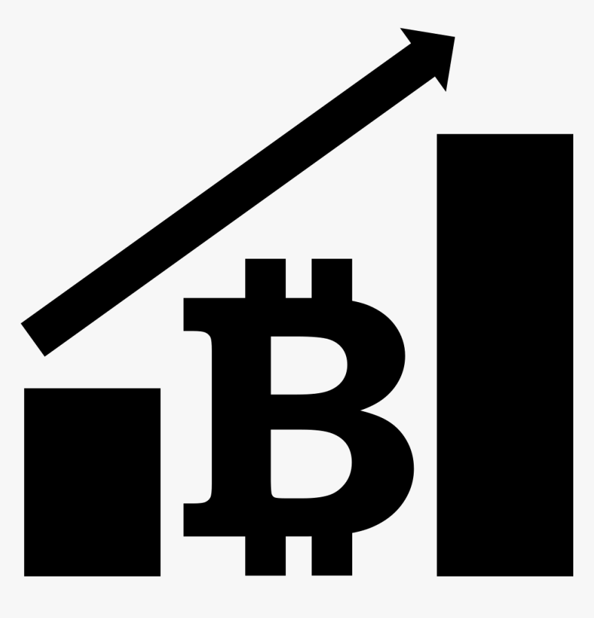 Bitcoin Graphic With Up Arrow Comments, HD Png Download, Free Download