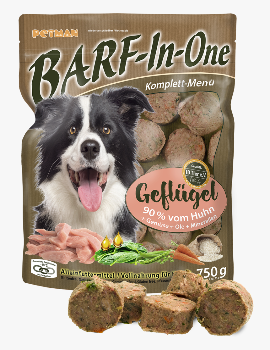 Petman Barf In One Geflügel 750 G - Barf Komplett Menü, HD Png Download, Free Download