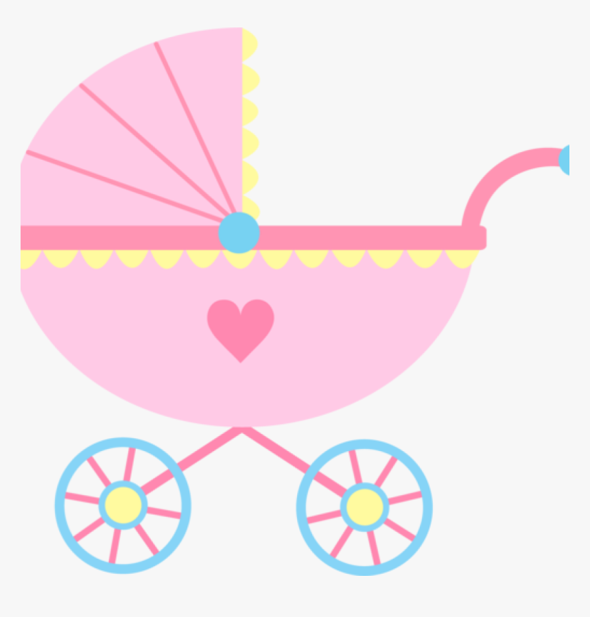 Girl Free Birthday Hatenylo - Transparent Background Pink Baby Stroller Clipart, HD Png Download, Free Download