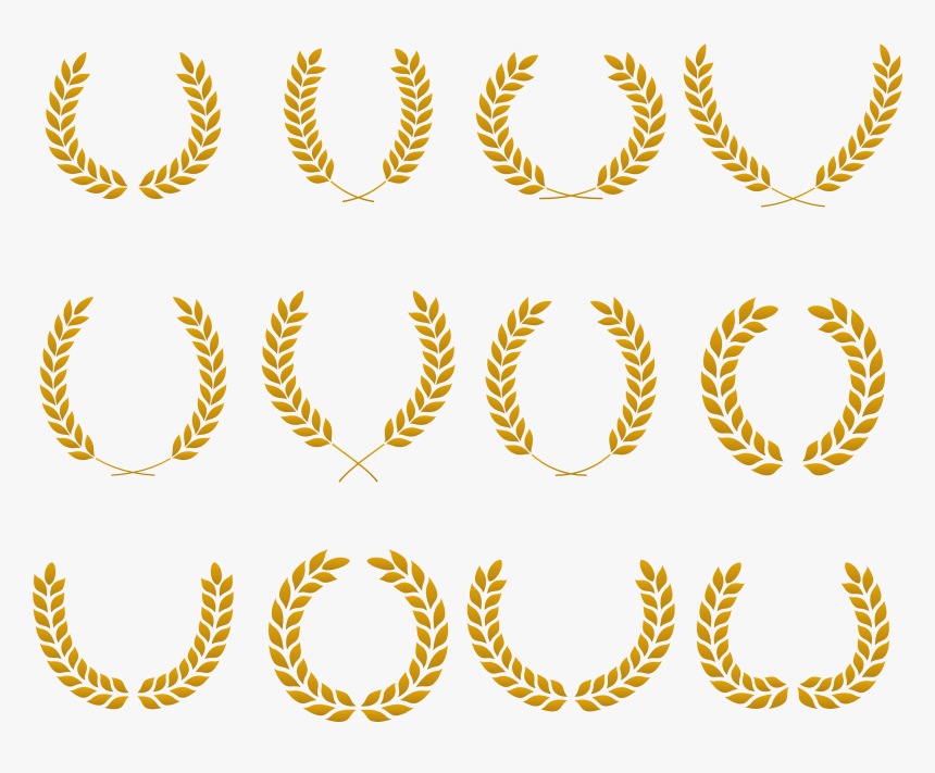 Flat Wheat Rosette Gold Euclidean Vector Spike Clipart - Spike Of Wheat Logo, HD Png Download, Free Download