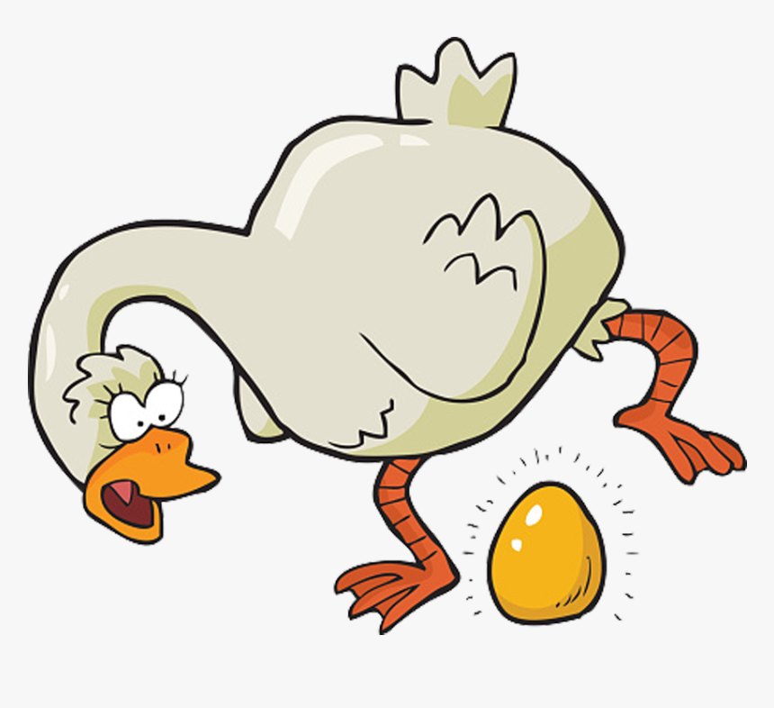 The Goose That Laid - Goose That Laid The Golden Egg Clipart, HD Png Download, Free Download
