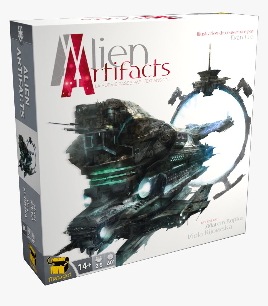 Alien Artifacts Game Poster, Png Download - Alien Artifacts Board Game, Transparent Png, Free Download