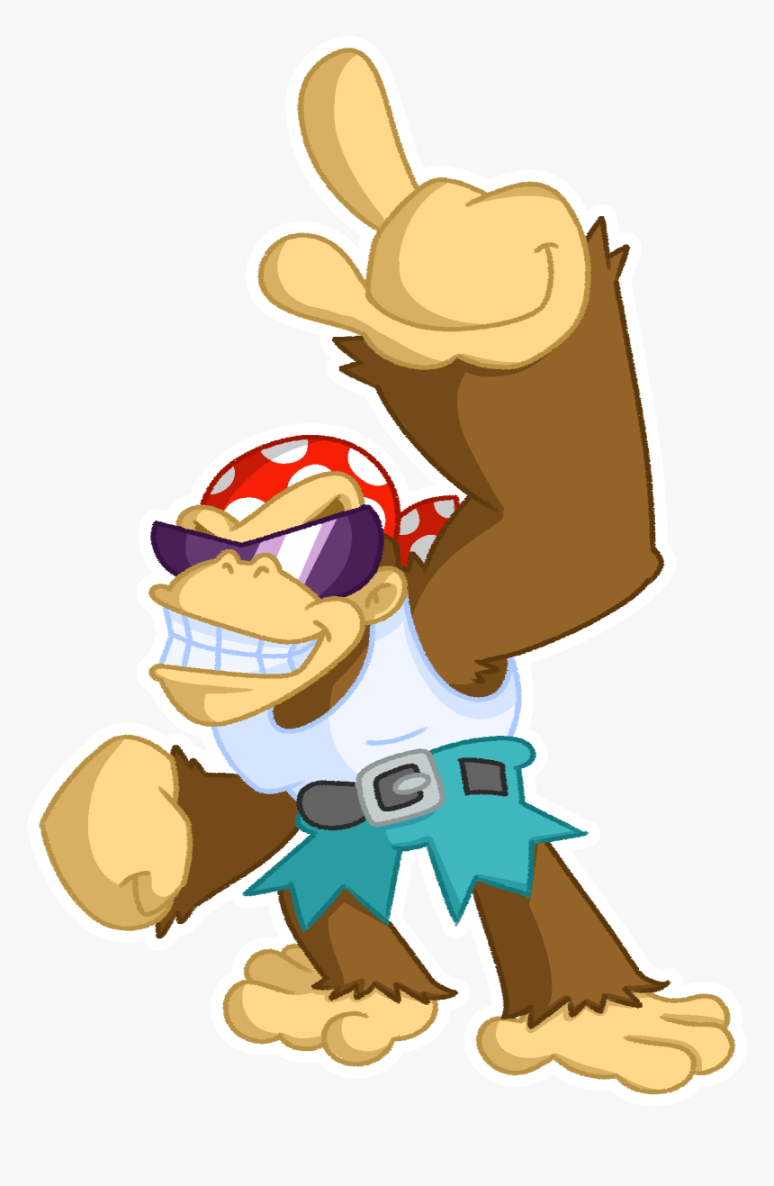 Funky Kong - Cartoon, HD Png Download, Free Download