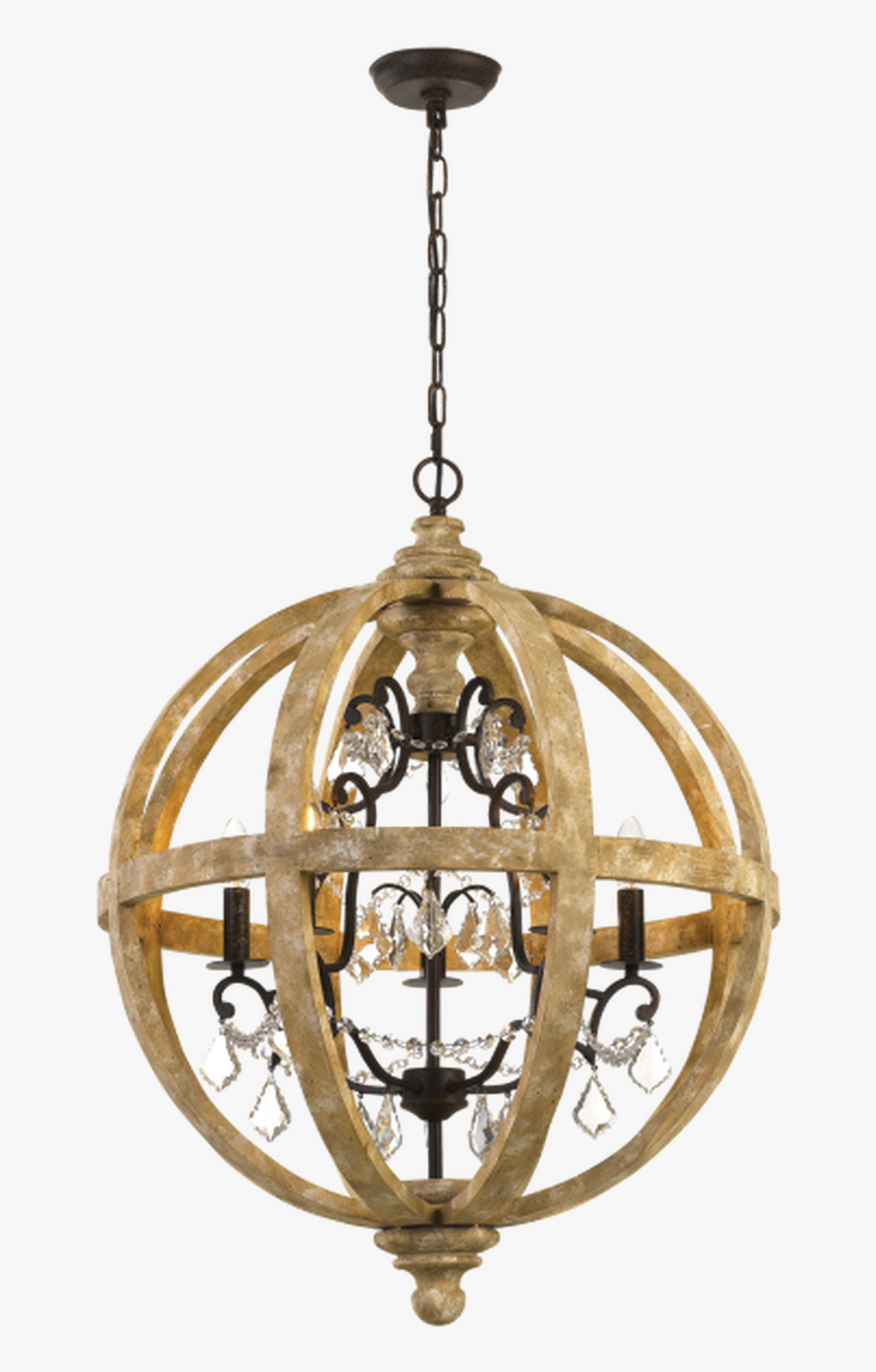 Florin 5 Light Iron Orb Vintage Pendant Light - Pendant Light, HD Png Download, Free Download