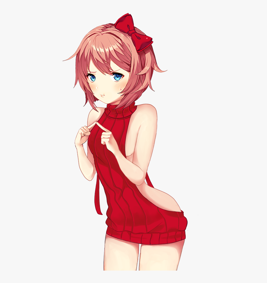 Doki Doki Literature Club Lewd , Png Download - Doki Doki Literature Club S...