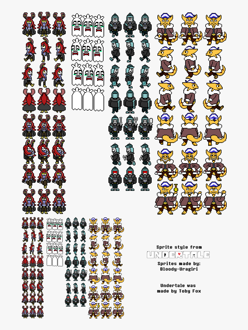 Todos Los Sprites De Undertale, HD Png Download, Free Download