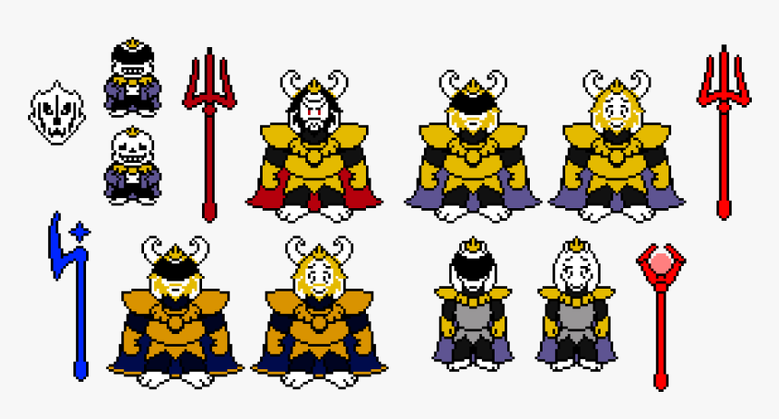 Ot Sans Sprite, Hd Png Download - Ut Asgore X Us Toriel, Transparent Png, Free Download